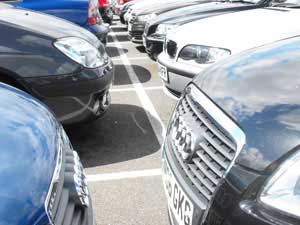 Car parking at Manchester airport