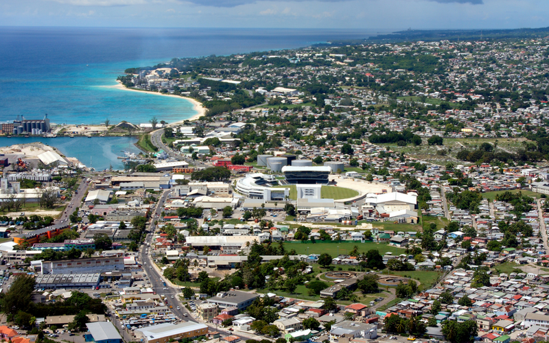 Bridgetown, Barbados in May.
