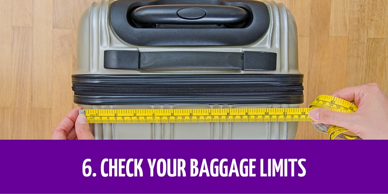 Check baggage restrictions