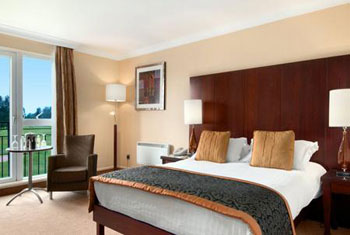 A double bedroom at the Hilton Templepatrick Belfast airport
