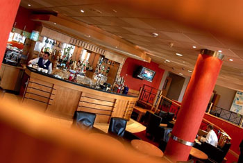 The bar at the Park Plaza Belfast airport