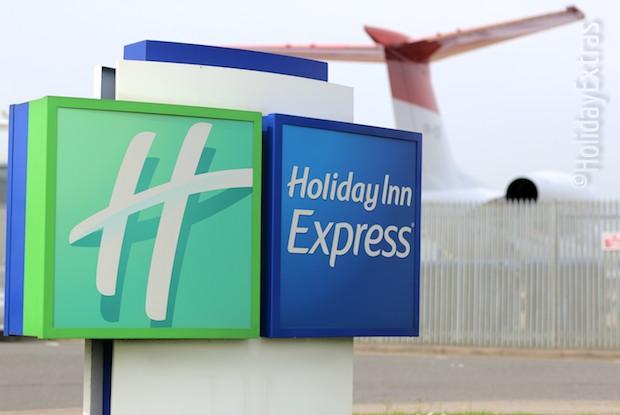Holiday Inn Express sign