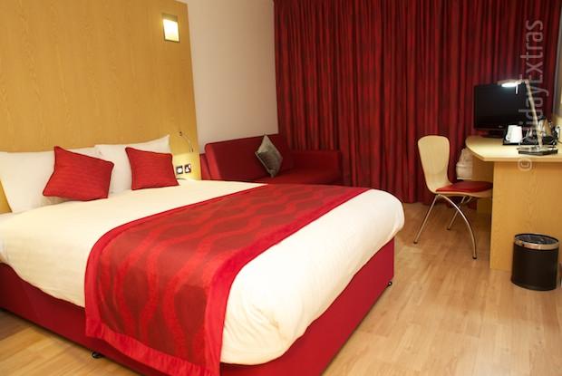 A double room at the Ramada Encore