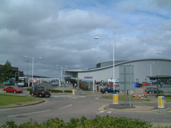 Luton airport terminal