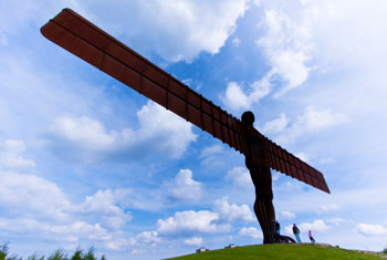 Angel of the North. Used under creative commons license from left-hand