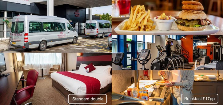 crowne plaza manchester airport hotels near train station photo banner