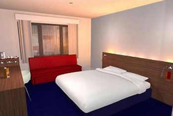 Book a family room at the Travelodge Luton airport