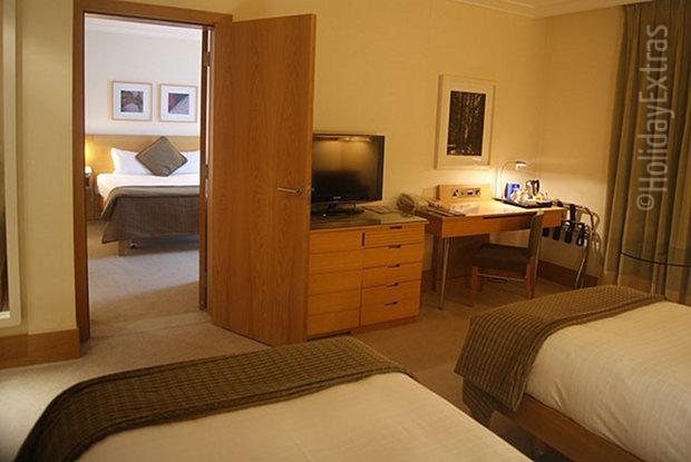 The Gatwick Hilton offers connecting rooms