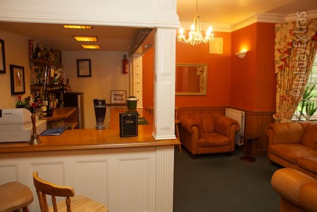 The bar at the Waterhall Country House
