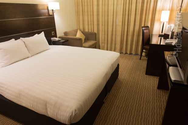 A double room at the DoubleTree by Hilton