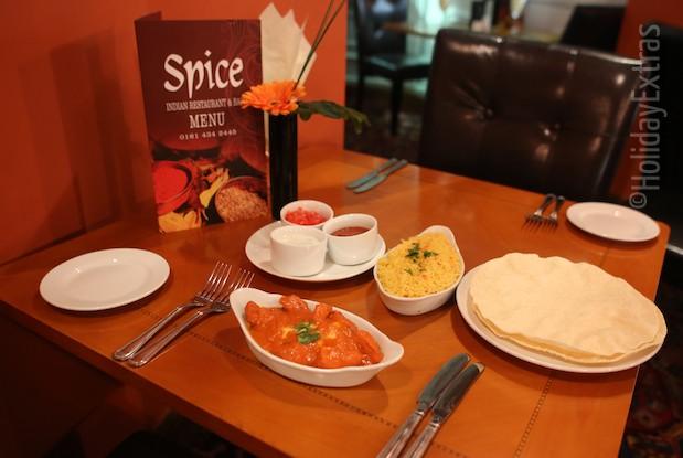 Spice restaurant at the Britannia Country House