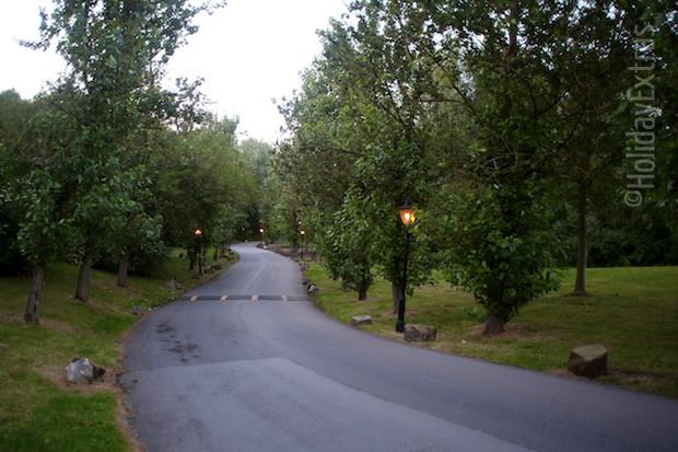 The driveway at the Britannia Country House