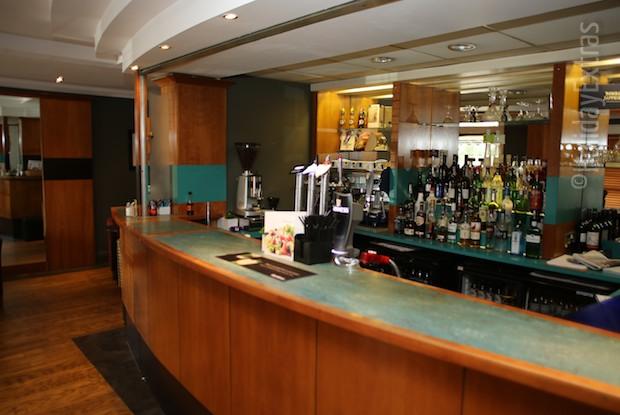 The bar at the Mercure Bowdon
