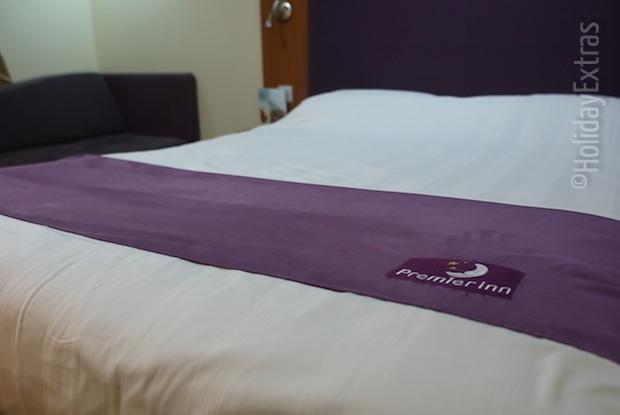 A double at the Premier Inn Manchester airport North