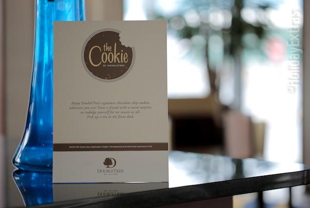 Tasty cookies at the Doubletree by Hilton