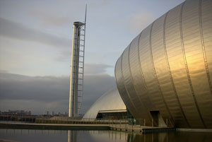 The Glasgow Science Centre. Used under creative commons license from Bruce Cowan