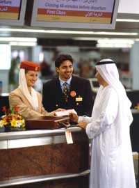 Emirates Airline flight